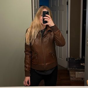 Faux Leather Jacket Urban Outfitters XS Excellent Condition